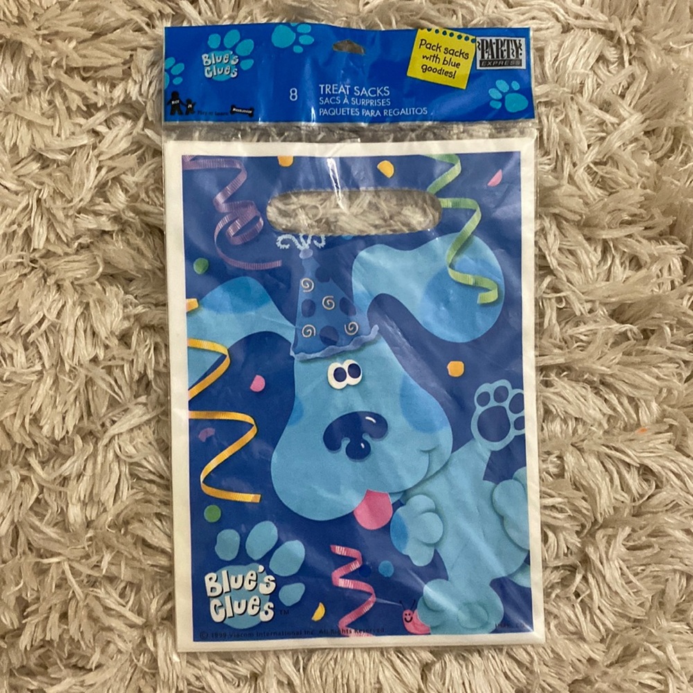 Party Express Blues Clues Treat Sacks Party Favor Bags